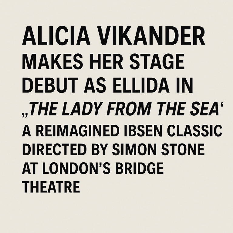 Alicia Vikander in The Lady from the Sea