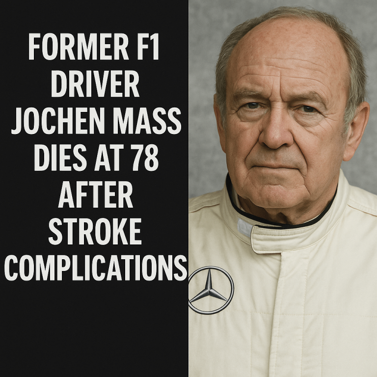 Former F1 Driver Jochen Mass Dies at 78