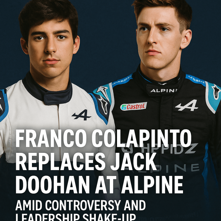 Franco Colapinto Replaces Jack Doohan