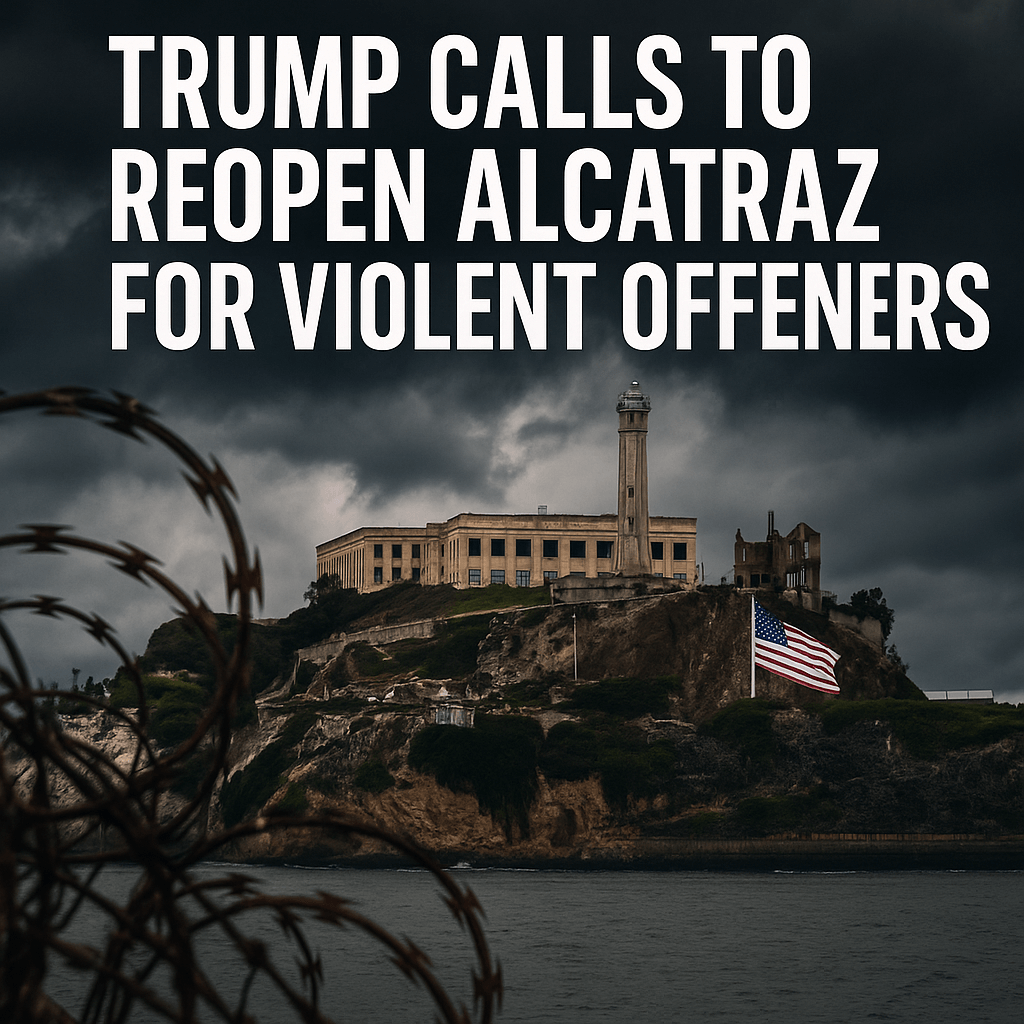 Trump Calls for Reopening and Expanding Alcatraz to House Violent Criminals